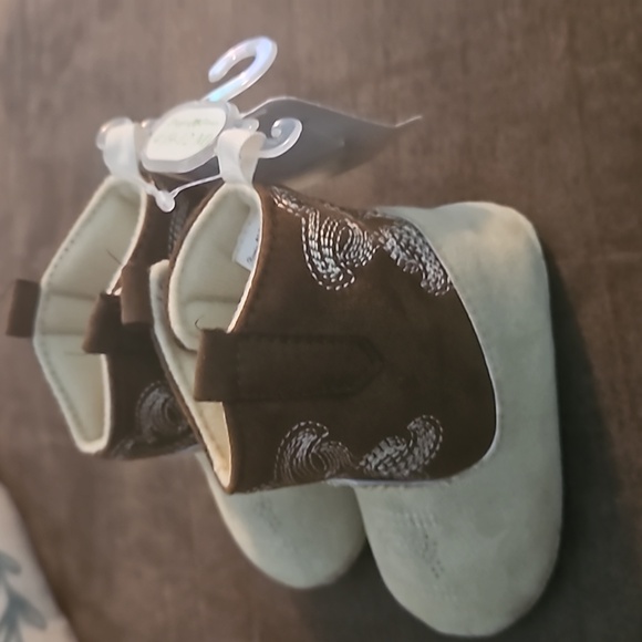 NWT Stepping Stone BABY Soft Cowboy Boots 9-12m (size 4) - Picture 2 of 6